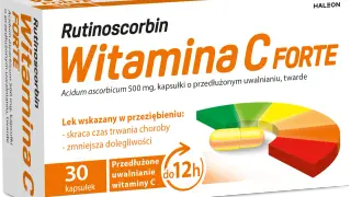 Opakowanie Rutinoscorbin Witamina C Forte. Czy rutinoscorbin można brać codziennie? Lek wskazany w przeziębieniu, skraca czas choroby.